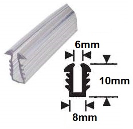 Eden Glazing Rubber Wedge (Per Meter)